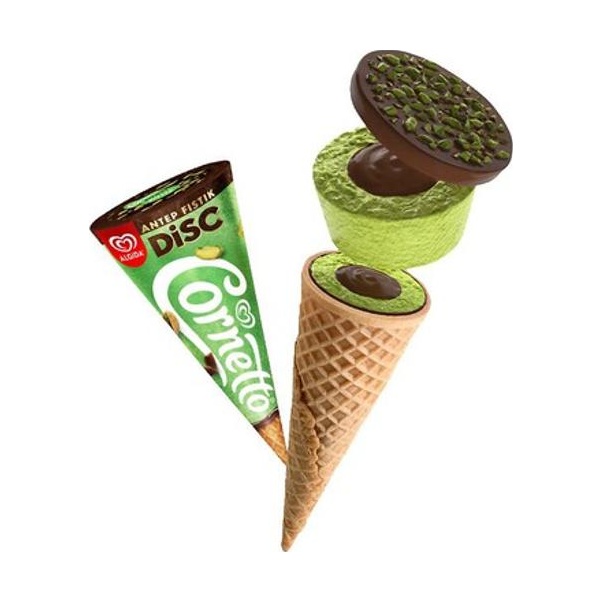 Cornetto Disc Antep Fıstığı Çikolatalı 130 Gr