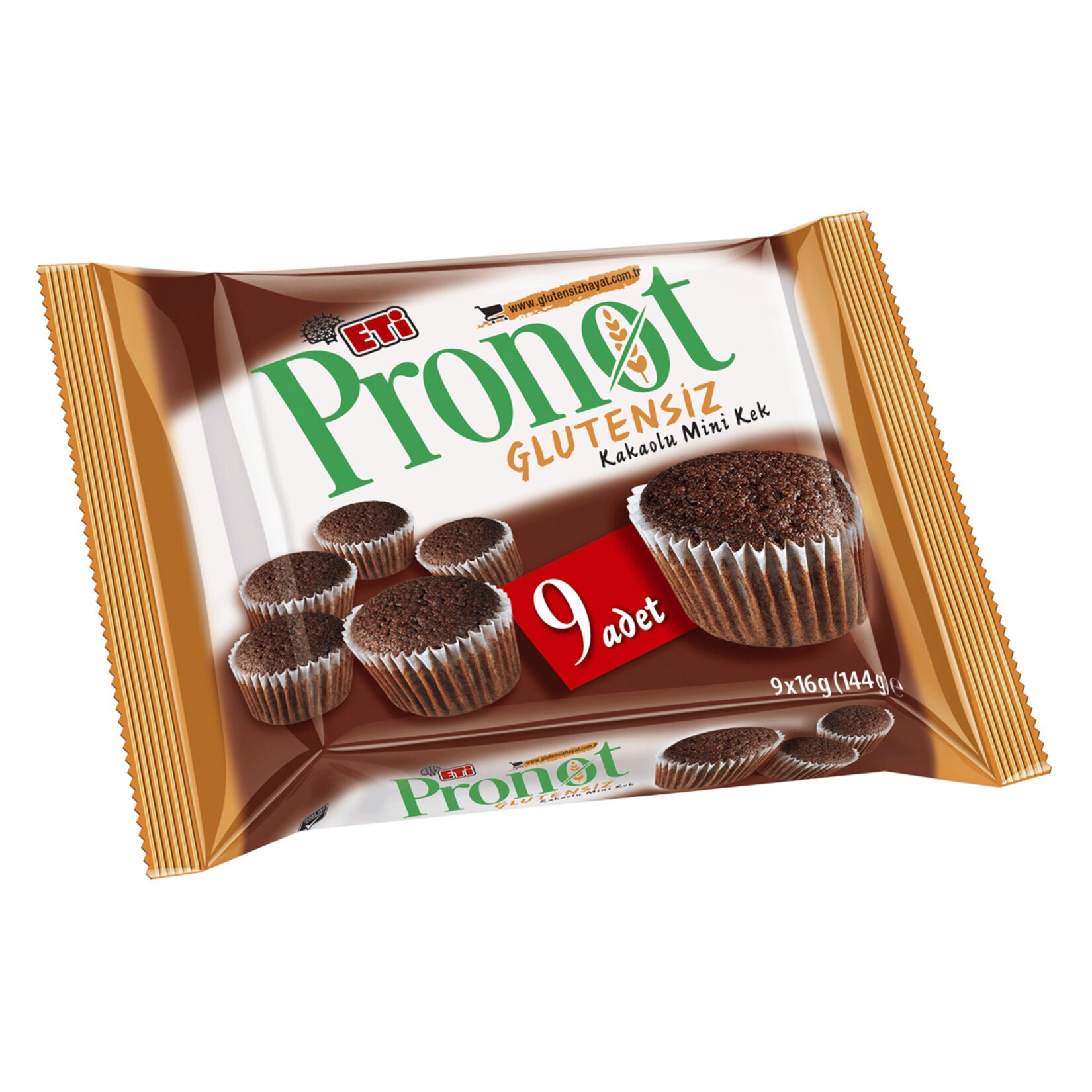 Eti Pronot Glutensiz Kakaolu Mini Kek 144 Gr