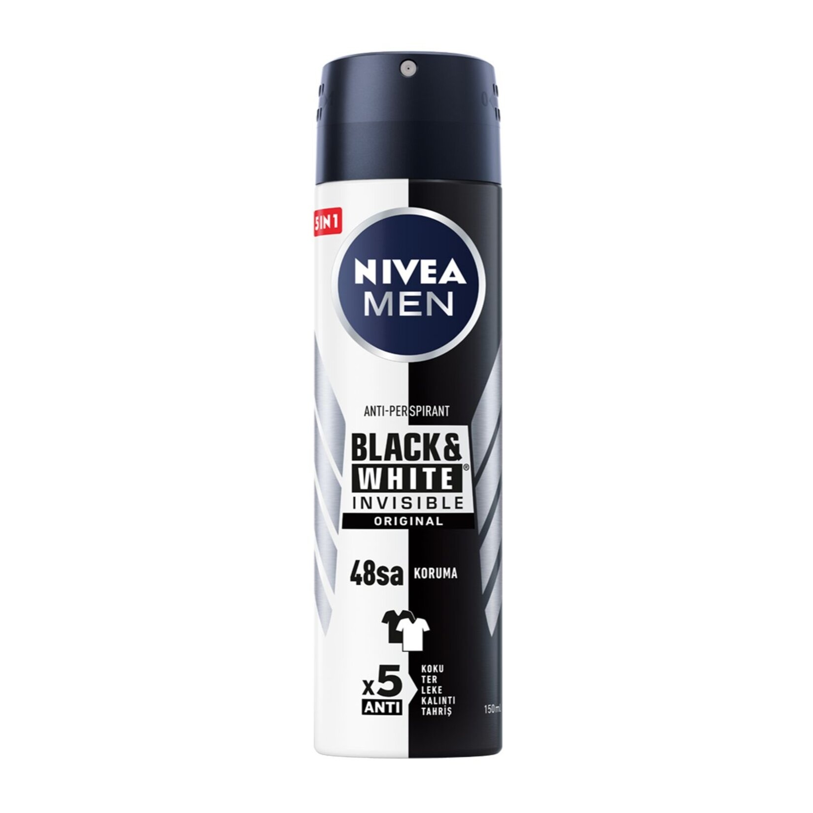 Nivea Men Deodorant Black & White 150 Ml