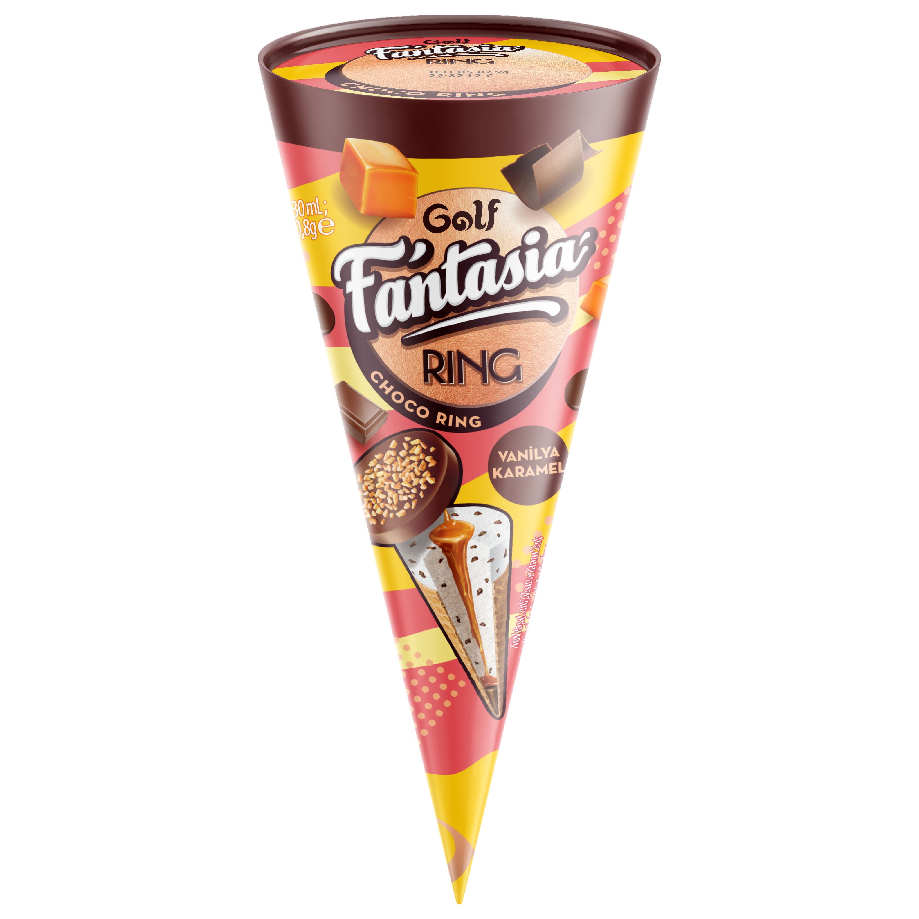 Fantasia Choco Ring Vanilya-Karamel 130 Ml