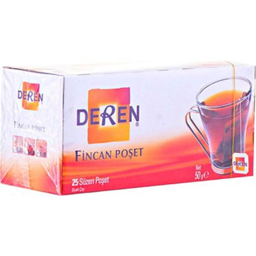 Deren Earl Grey Fincan Poşet Çay 25 Adet
