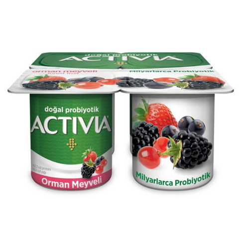 Activia Probiyotik Yoğurt Orman Meyveli 4x100 Gr