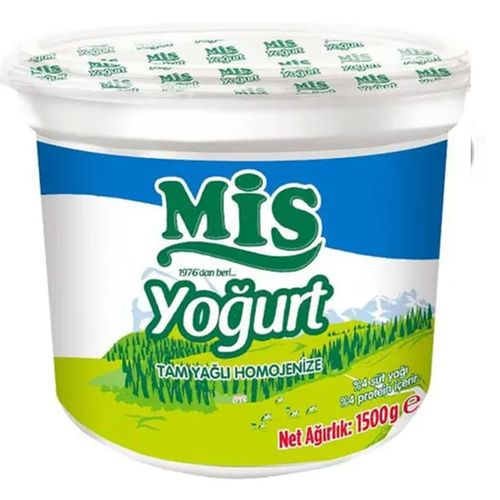 Mis Tam Yağlı Homojenize Yoğurt 1.5 Kg