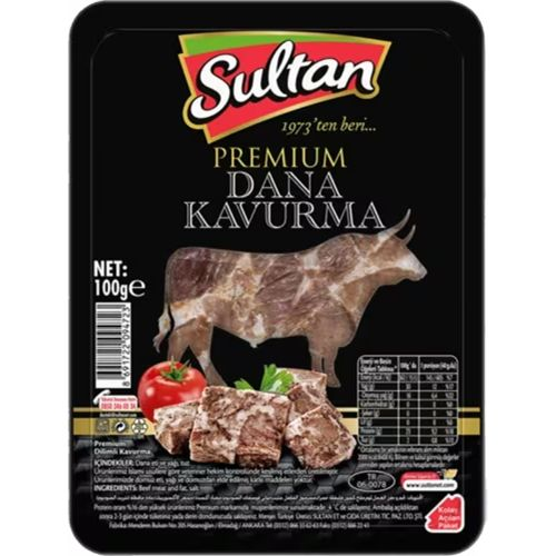 Sultan Premium Dana Kavurma 100 Gr