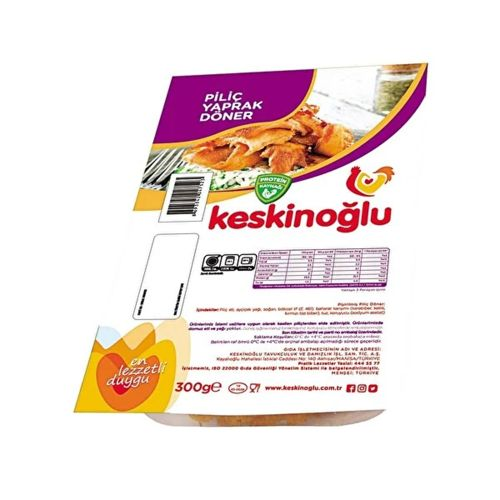 Keskinoğlu Piliç Yaprak Döner 300 Gr
