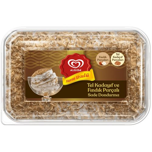 Algida Maraş Tel Kadayıf Fındık Parçalı 500 Ml