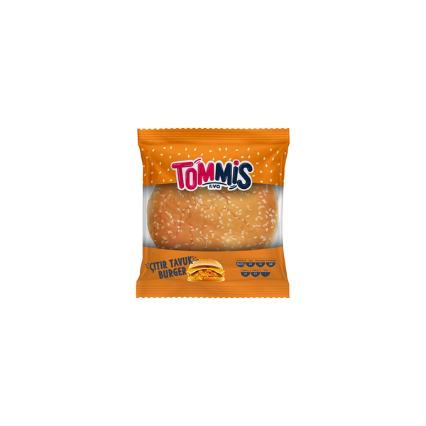 Tommis Çıtır Tavuk Burger 180 Gr