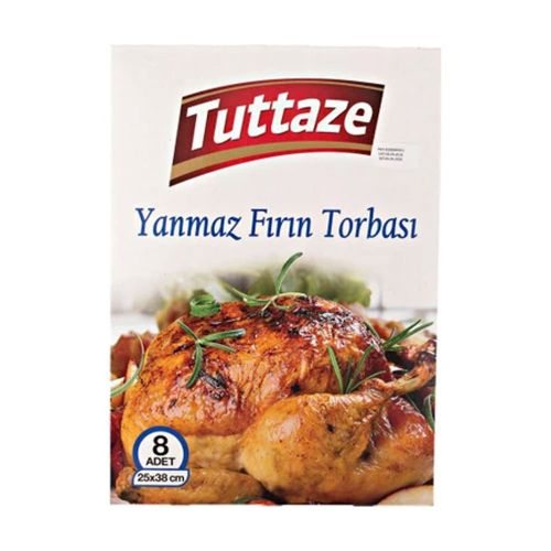 Tuttaze Yanmaz Fırın Torbası 8 Adet