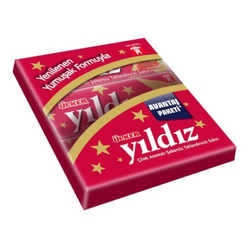 Yıldız Şekersiz Stick Çilek 21 Gr