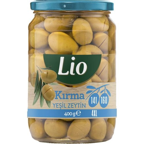 Lio Kırma Yeşil Zeytin 141-160 400 Gr