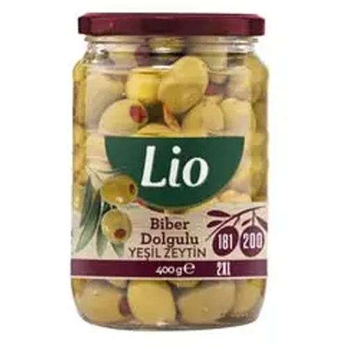 Lio Biberli Yeşil Zeytin 181-200 400 Gr