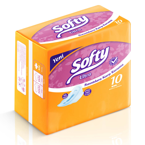 Softy Ultra Kanatlı Normal 10 Adet