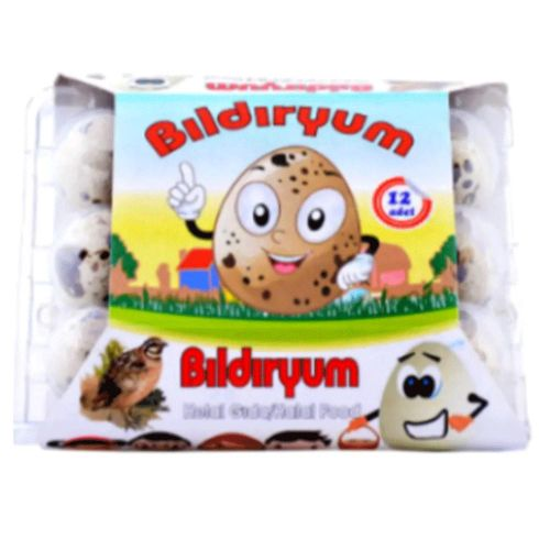 Bıldıryum Bıldırcın Yumurtası 12 Adet