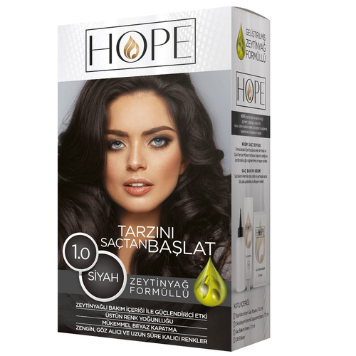 Hope Saç Boyası 1.0 Siyah 1 Adet
