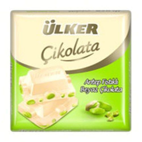 Ülker Antep Fıstıklı Beyaz Çikolata 65 Gr