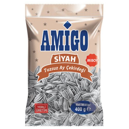 Amigo Siyah Tuzsuz Ayçekirdeği 400 Gr