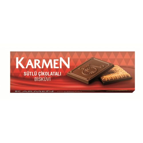 Karmen Çikolatalı Sütlü Bisküvi 102 Gr