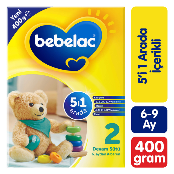 Bebelac 2 Devam Sütü 6-9 Ay 400 Gr