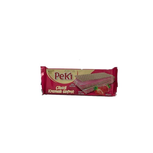 Peki Çilek Kremalı Gofret 142 Gr
