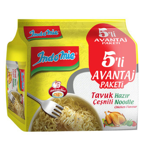 Indomie Tavuklu Hazır Noodle 5 Adet
