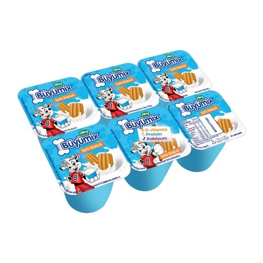 Sütaş Büyümix Süt Bisküvi 6x40 Gr