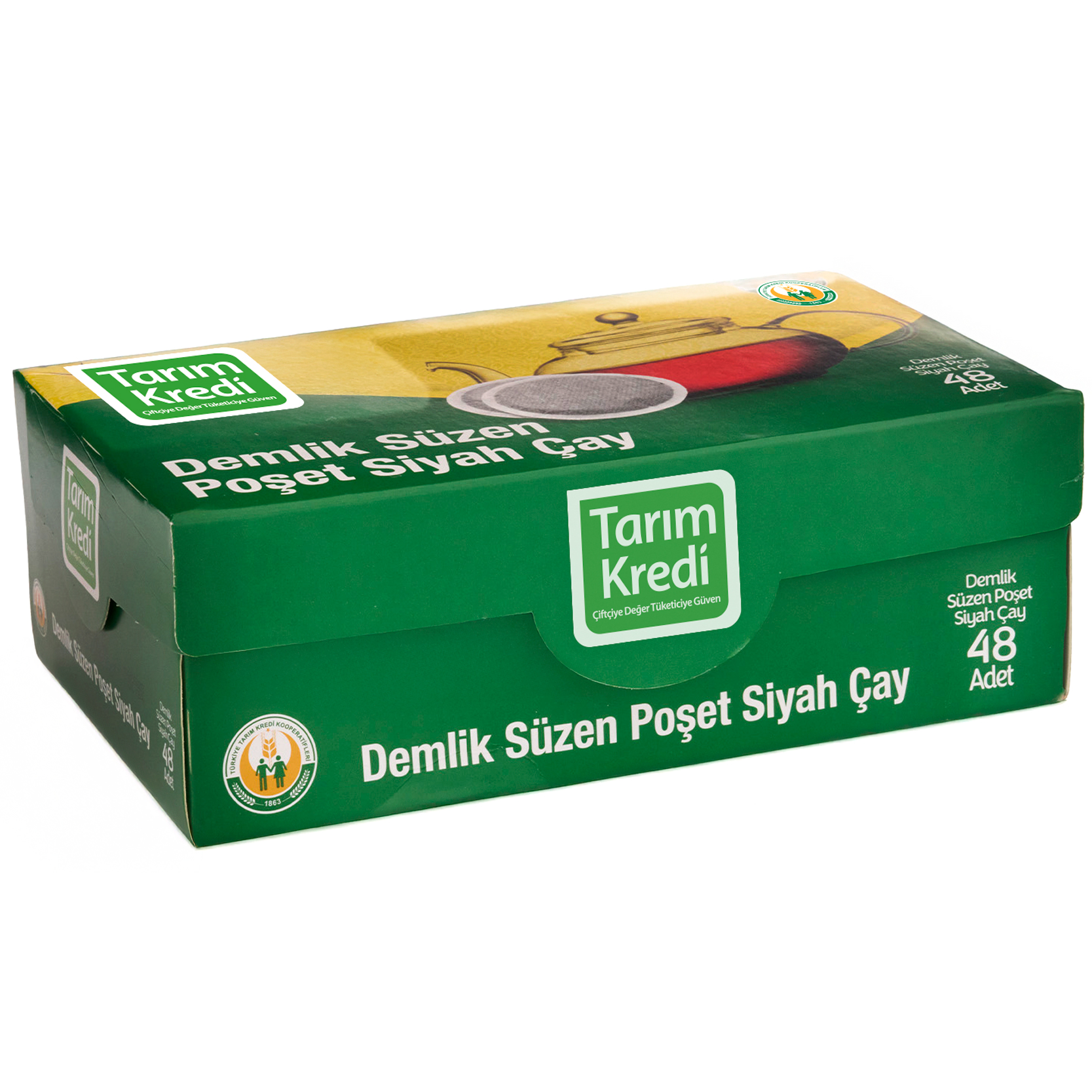 Tarım Kredi Demlik Poşet Çay 48 Adet