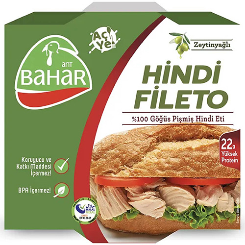Bahar Hindi Pişmiş Fileto 120 Gr