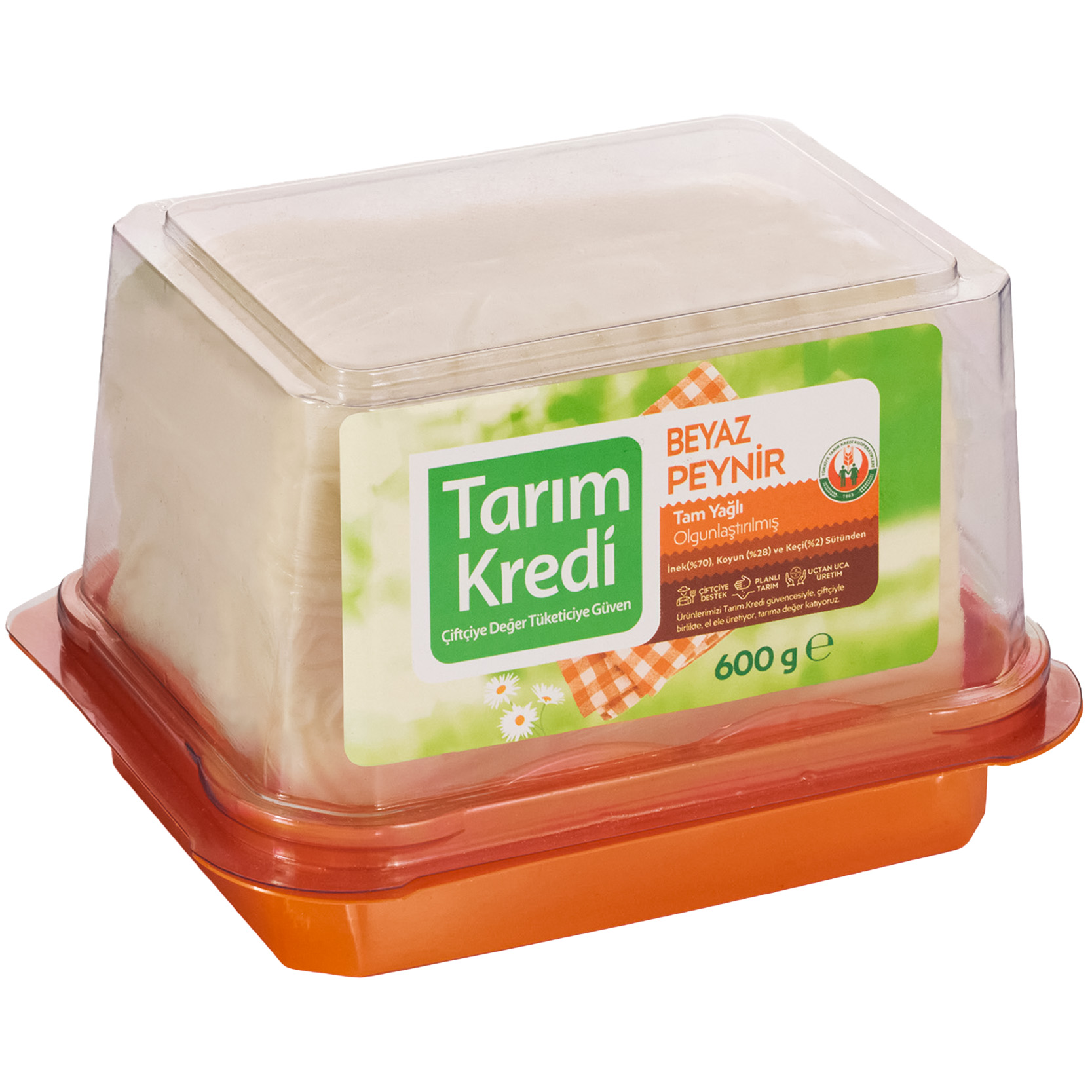 Tarım Kredi Olgunlaştırılmış Koyun İnek Beyaz Peynir 600 Gr