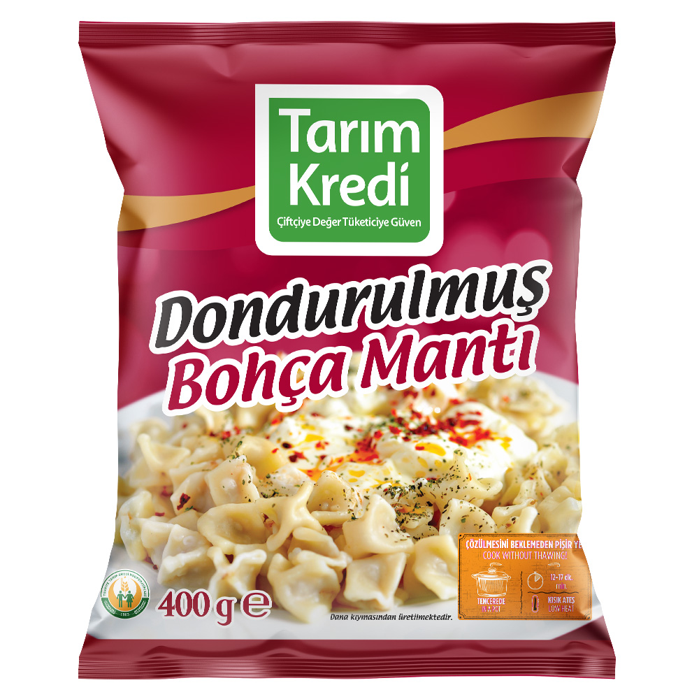 Tarım Kredi Dondurulmuş Bohça Mantı 400 Gr