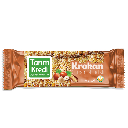 Tarım Kredi Fındıklı Susamlı Krokan 80 Gr
