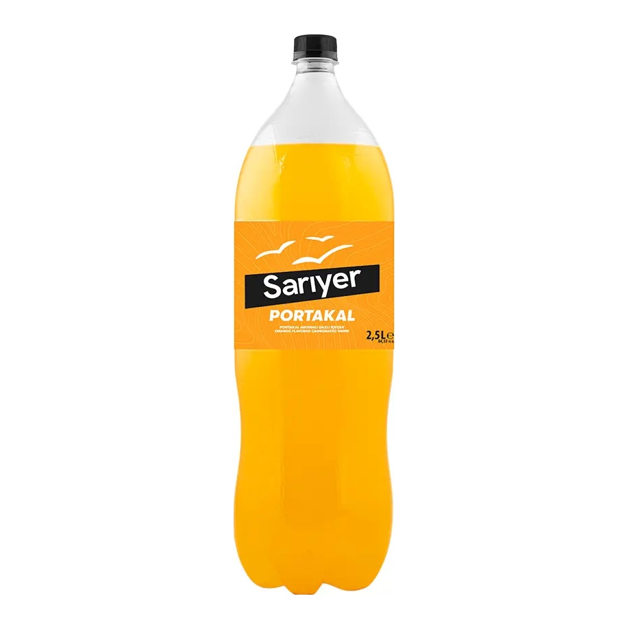 Sarıyer Portakallı Gazoz 2.5 Lt