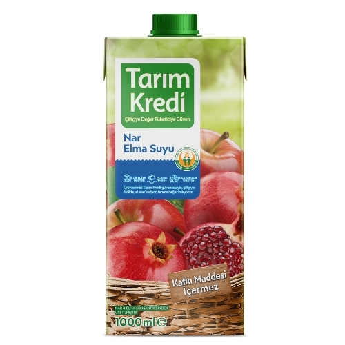 Tarım Kredi Nar Elma Suyu 1 Lt