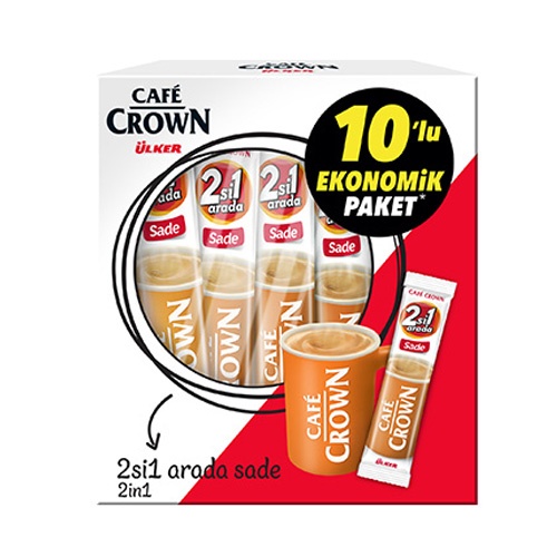 Cafe Crown 2'si 1 Arada 10'lu Paket 110 Gr