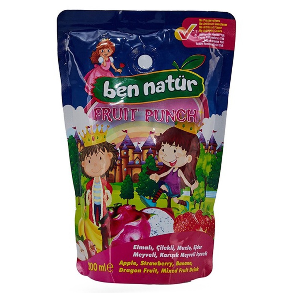 Ben Organic Fruit Punch 200 Ml