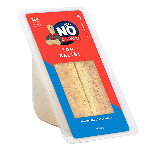 Mr.no Klasik Ton Balıklı Üçgen Sandviç 145 Gr