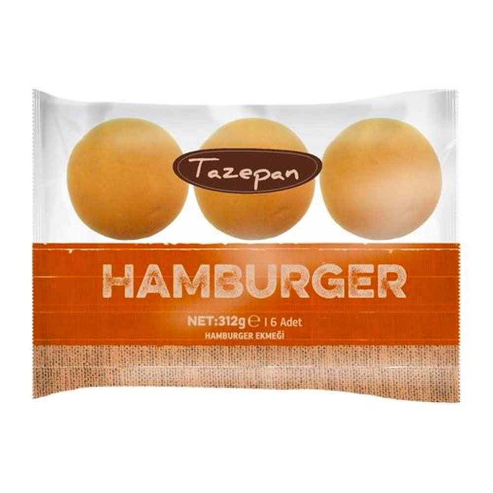 Tazepan Hamburger 6'lı 312 Gr