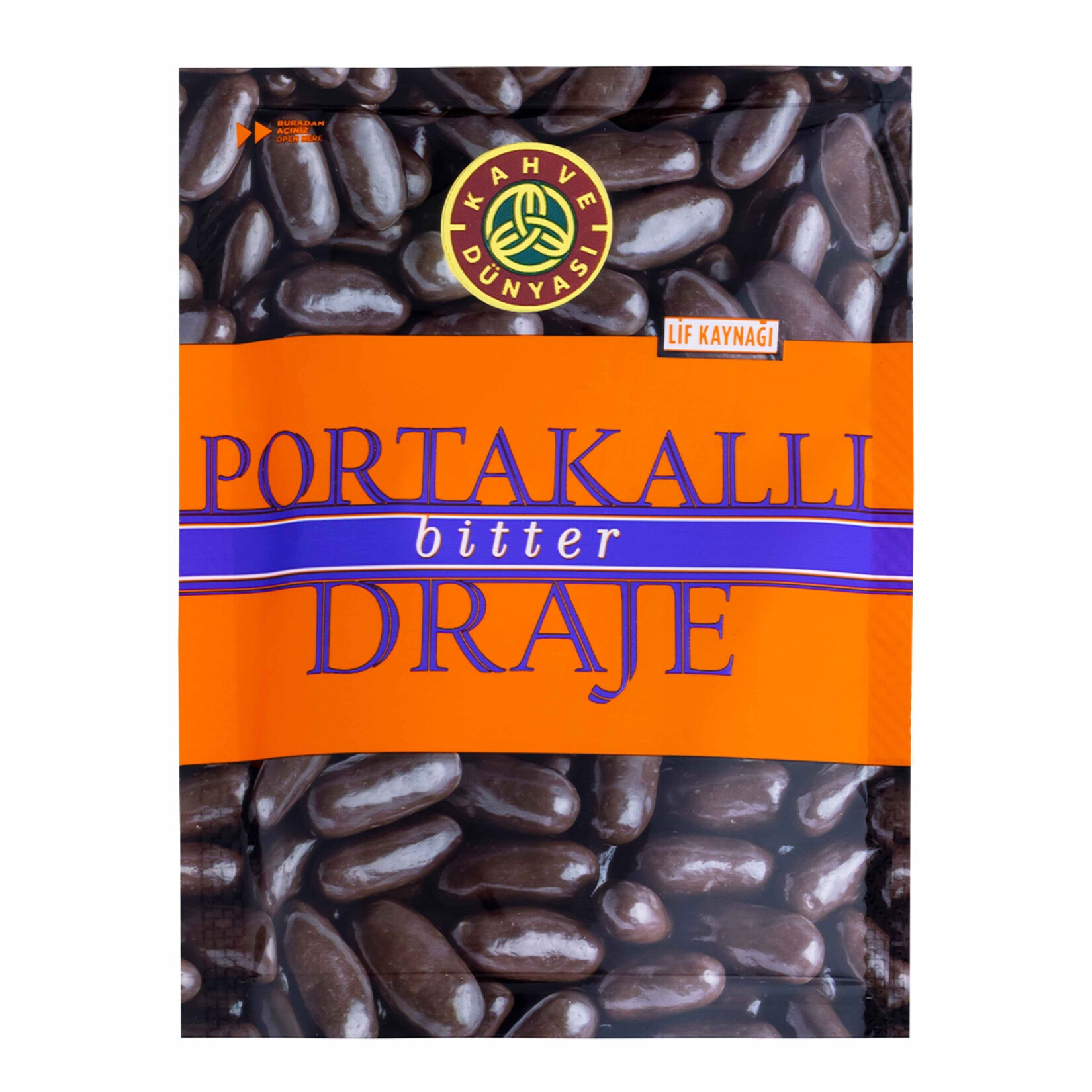 Kahve Dünyası Bitter Çikolata Portakal Draje 60 Gr