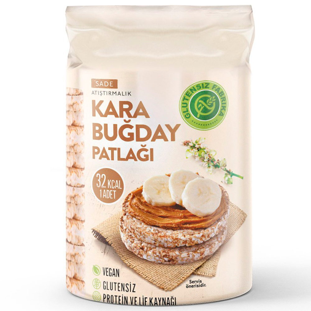 Glutensiz Fabrika Karabuğday Patlağı 100 Gr