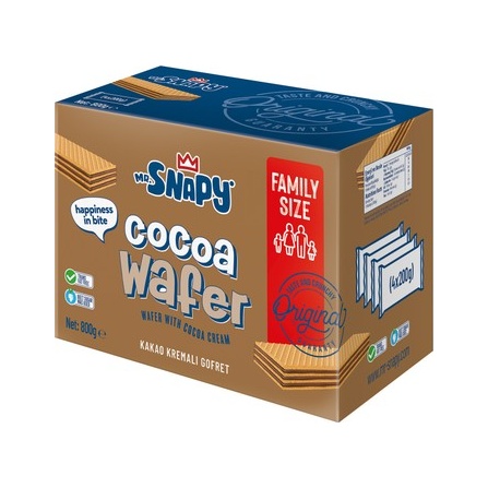 Mrsnapy Kakaolu Gofret 800 Gr