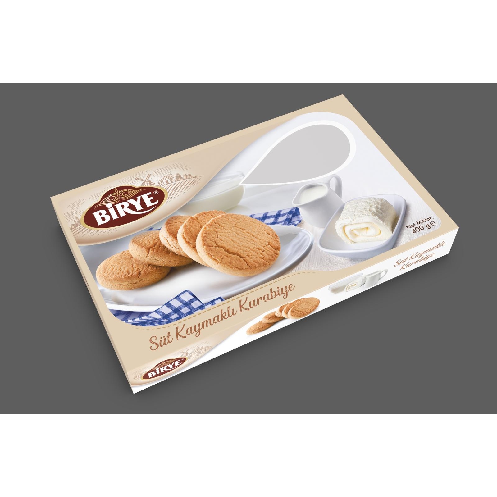 Birye Süt Kaymaklı Kurabiye 400 Gr