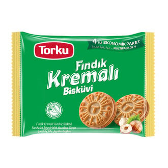 Torku Fındık Kremalı Bisküvi 4x61 Gr