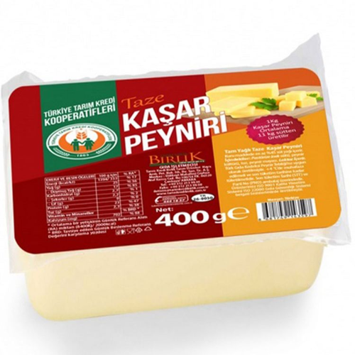 Tarım Kredi Tam Yağlı Taze Kaşar Peyniri 400 Gr