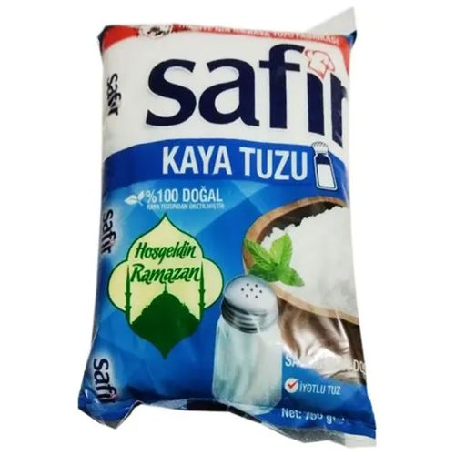 Safir İyotlu Poşet Tuz 750 Gr