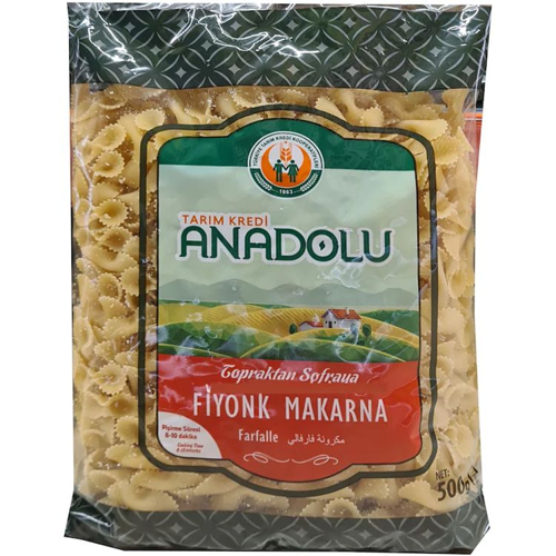 Tarım Kredi Anadolu Fiyonk Makarna 500 Gr
