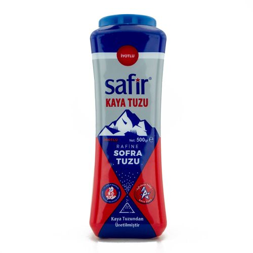 Safir İyotlu Kaya Tuzu Tuzluk 500 Gr