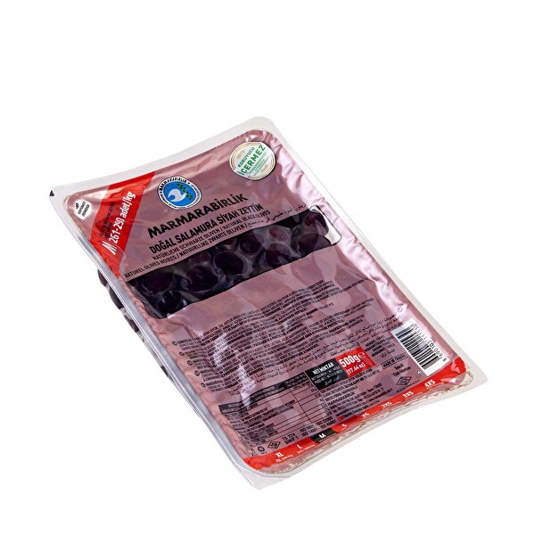 Marmarabirlik Yağlı Salamura Siyah Zeytin 261-290 Kalibre M 500 Gr